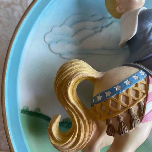 3rd PLATE VINTAGE 1994 ‘ALL ABOARD’ of the BRADFORD EXCHANGE COLLECTION - Picture 6 of 10